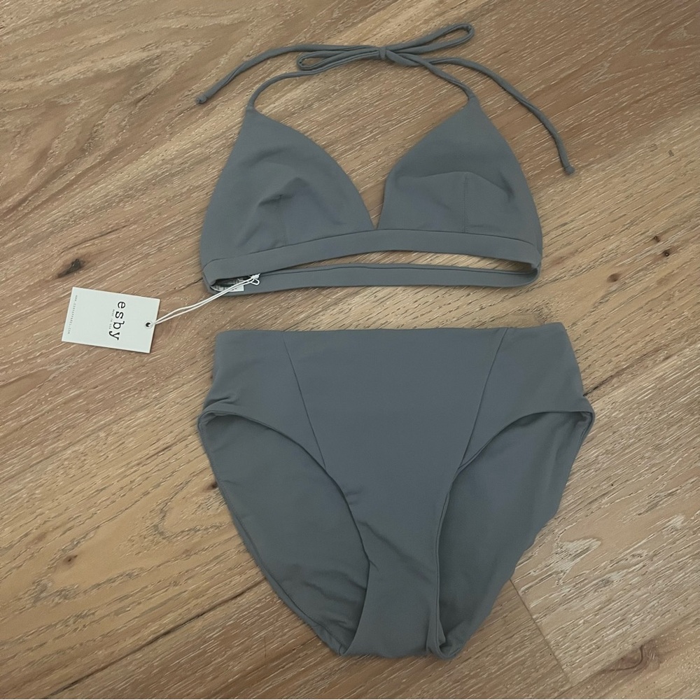 Esby blue two piece bikini swimsuit